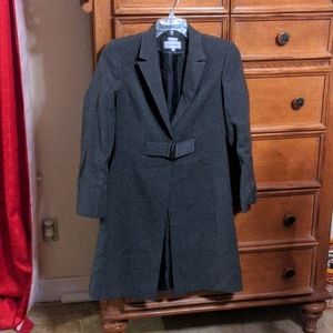 Calvin Klein mid length belted blazer